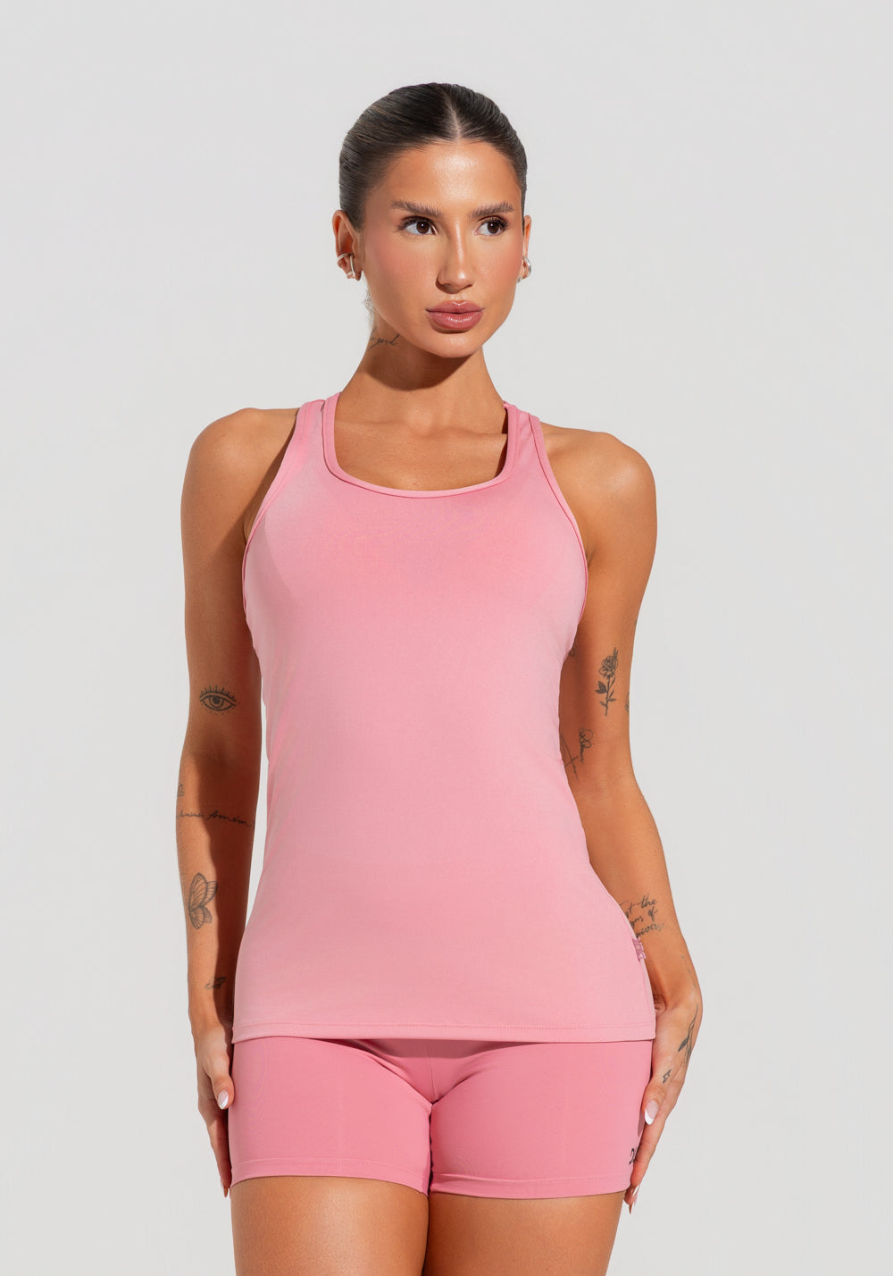Camiseta Fitness Feminina Modelo Nadador Justa Soul Dlk Rosa