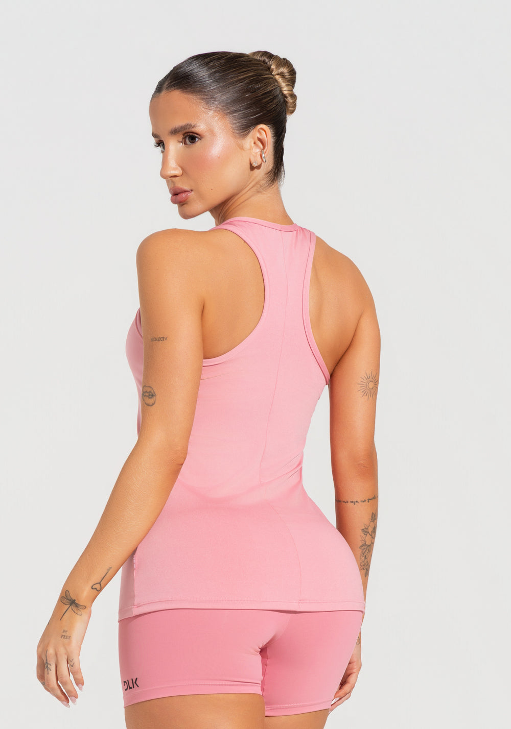 Camiseta Fitness Feminina Modelo Nadador Justa Soul Dlk Rosa