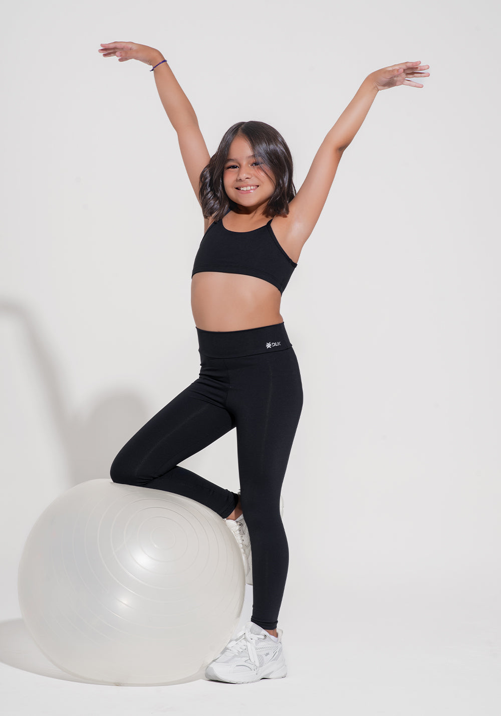 Legging Infantil Básica Dlk Preto