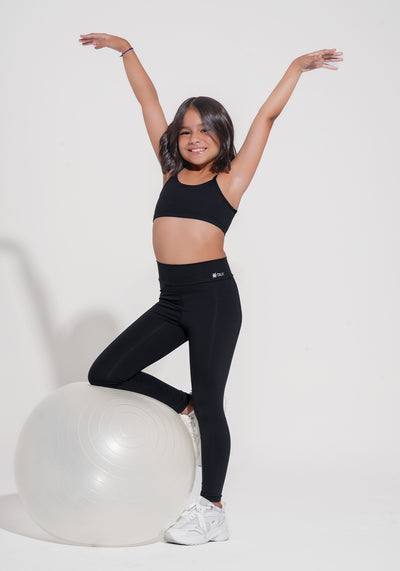 Legging Infantil Básica Dlk Preto