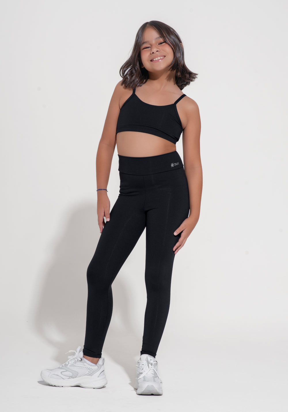 Legging Infantil Básica Dlk Preto