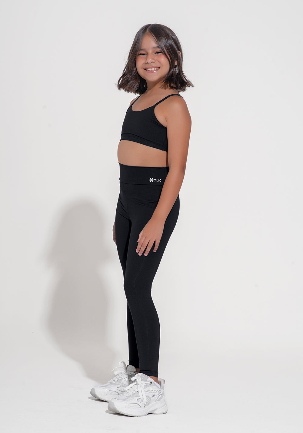 Legging Infantil Básica Dlk Preto