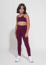 Legging Infantil Básica Dlk Vinho