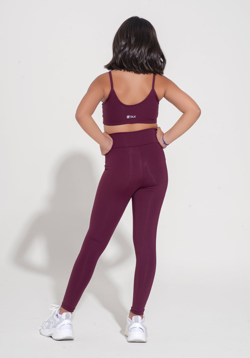 Legging Infantil Básica Dlk Vinho