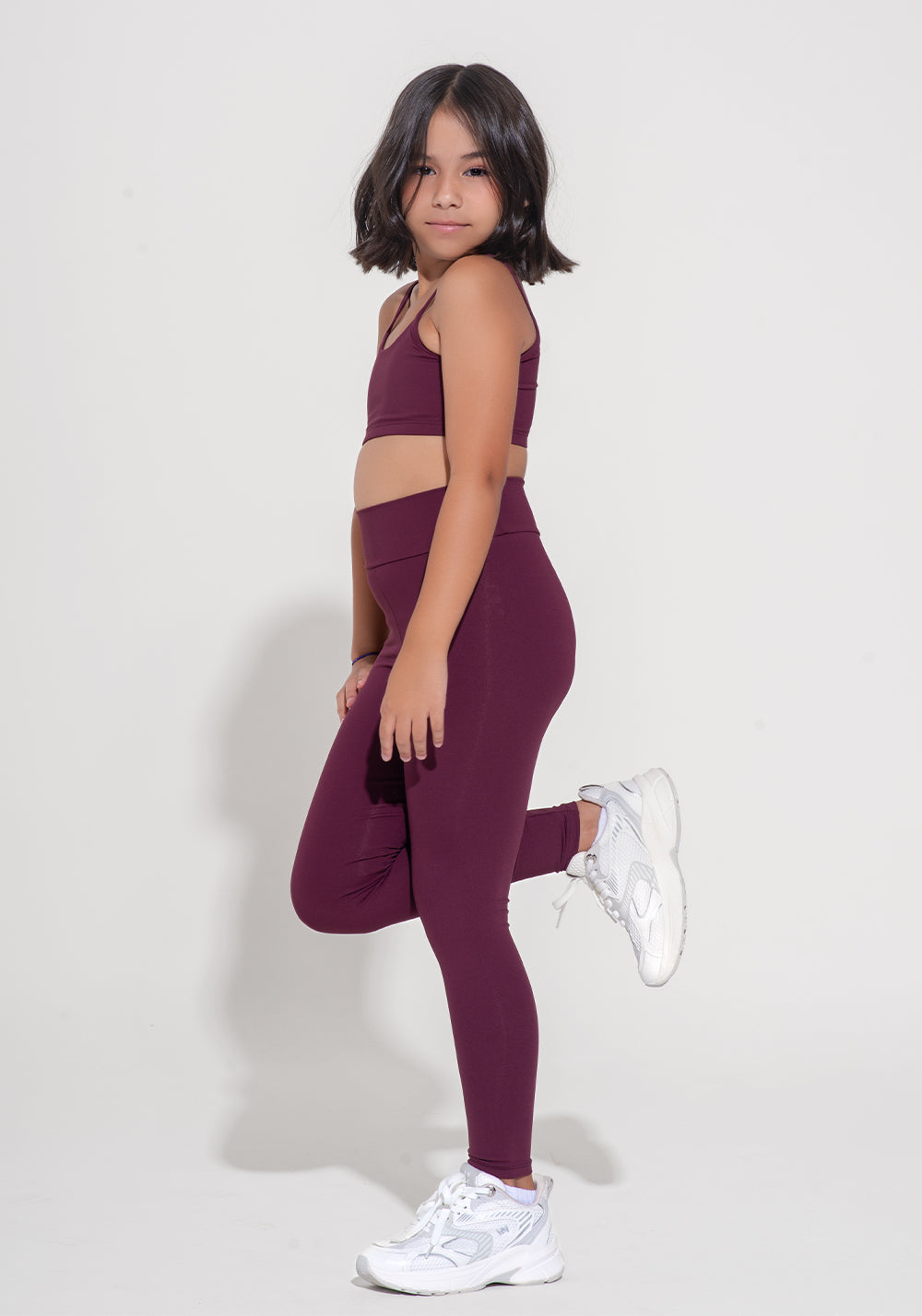 Legging Infantil Básica Dlk Vinho