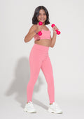 Legging Infantil Básica Dlk Rosa