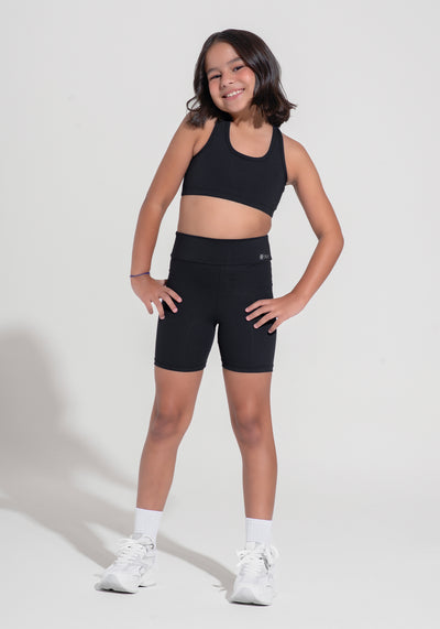 Bermuda Infantil Básica Dlk Preto