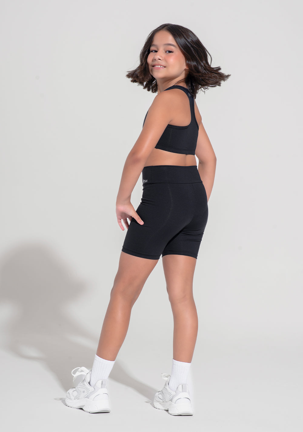 Bermuda Infantil Básica Dlk Preto