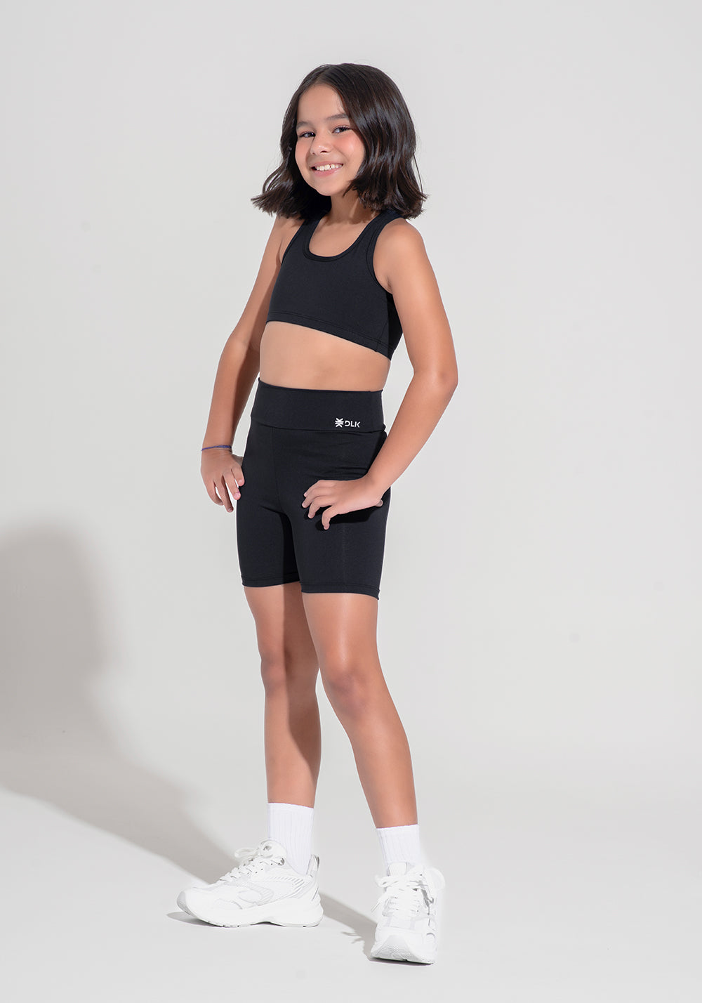 Bermuda Infantil Básica Dlk Preto