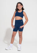 Top Nadador Infantil Básico Dlk Azul Marinho