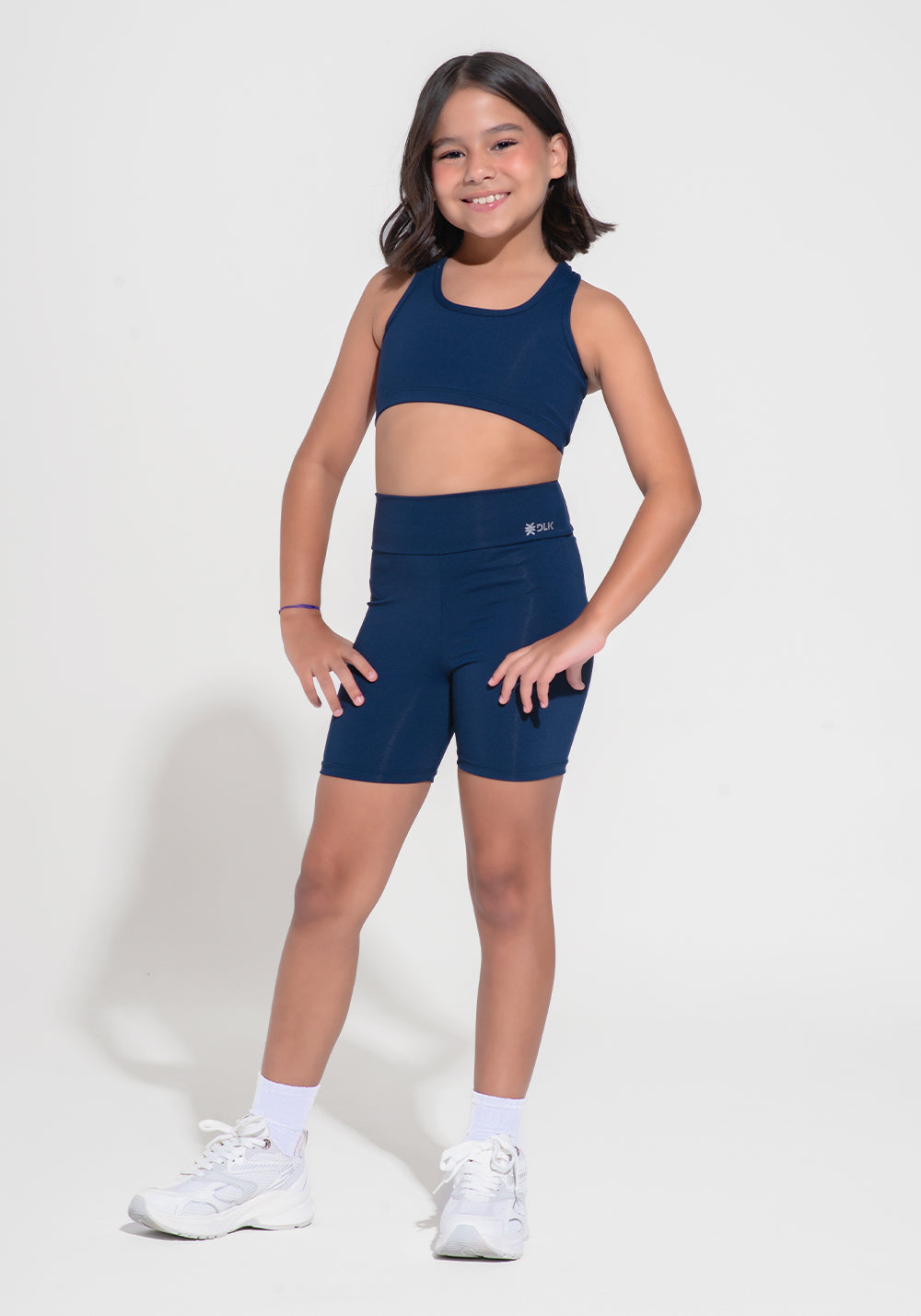 Top Nadador Infantil Básico Dlk Azul Marinho