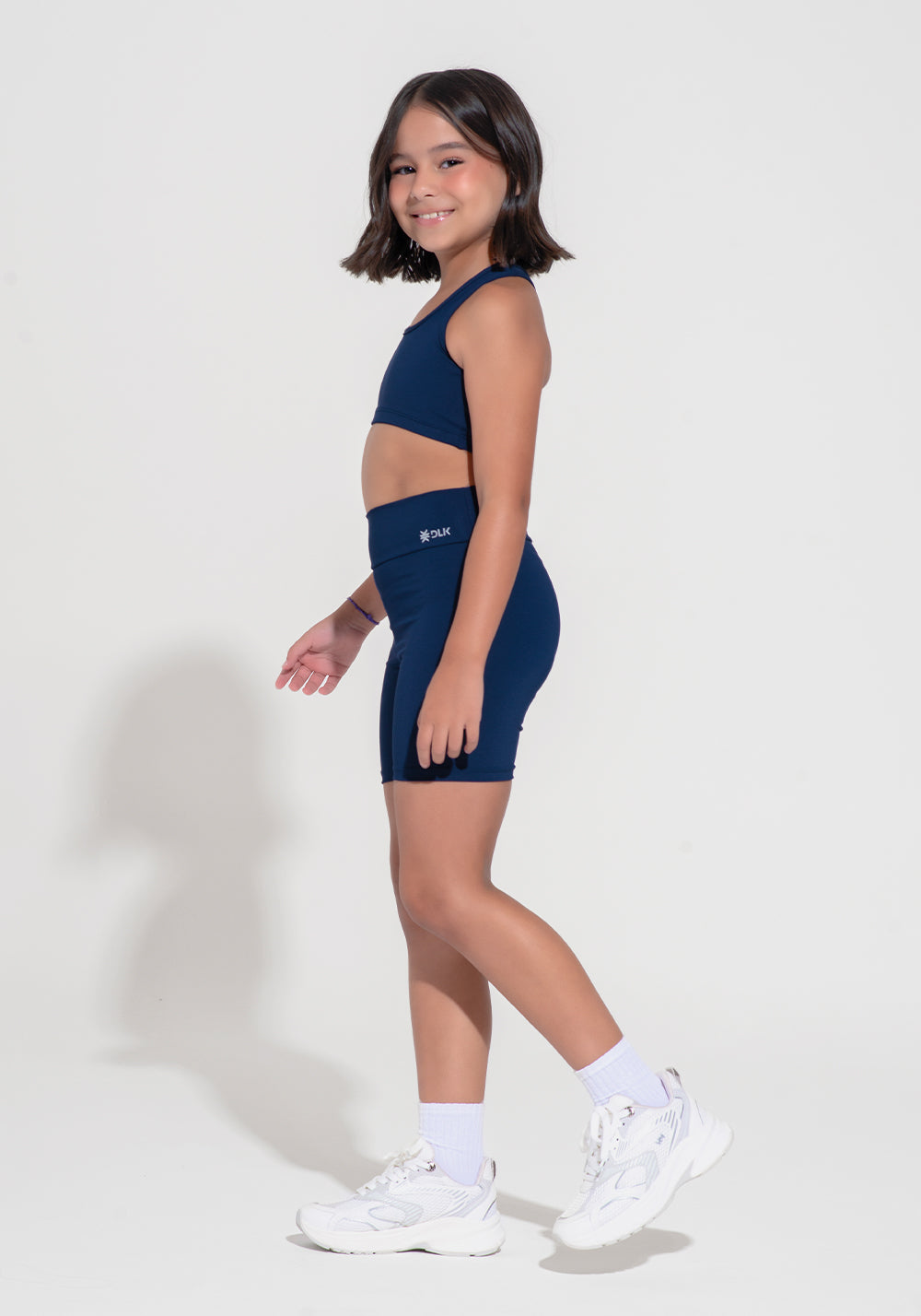 Top Nadador Infantil Básico Dlk Azul Marinho
