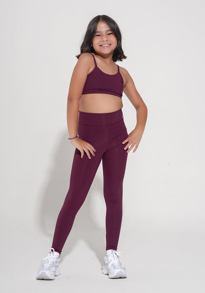 Top Infantil Básico Dlk Vinho
