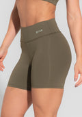 Short Fitness Feminino Verde Básico Dlk