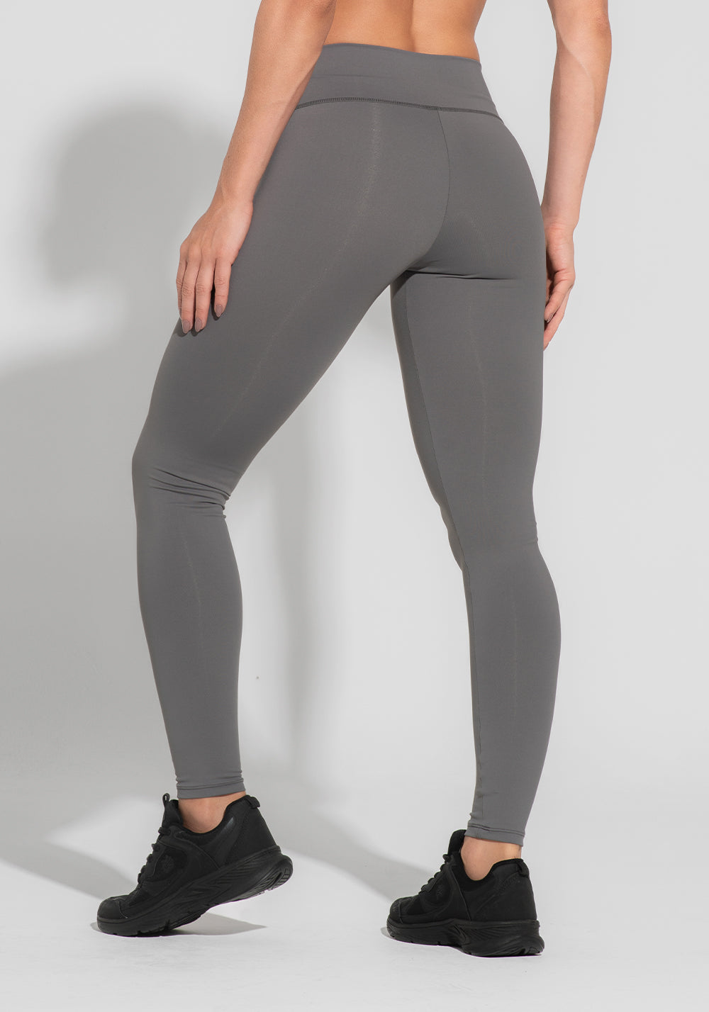 Legging Fitness Feminina Cinza Básica Dlk