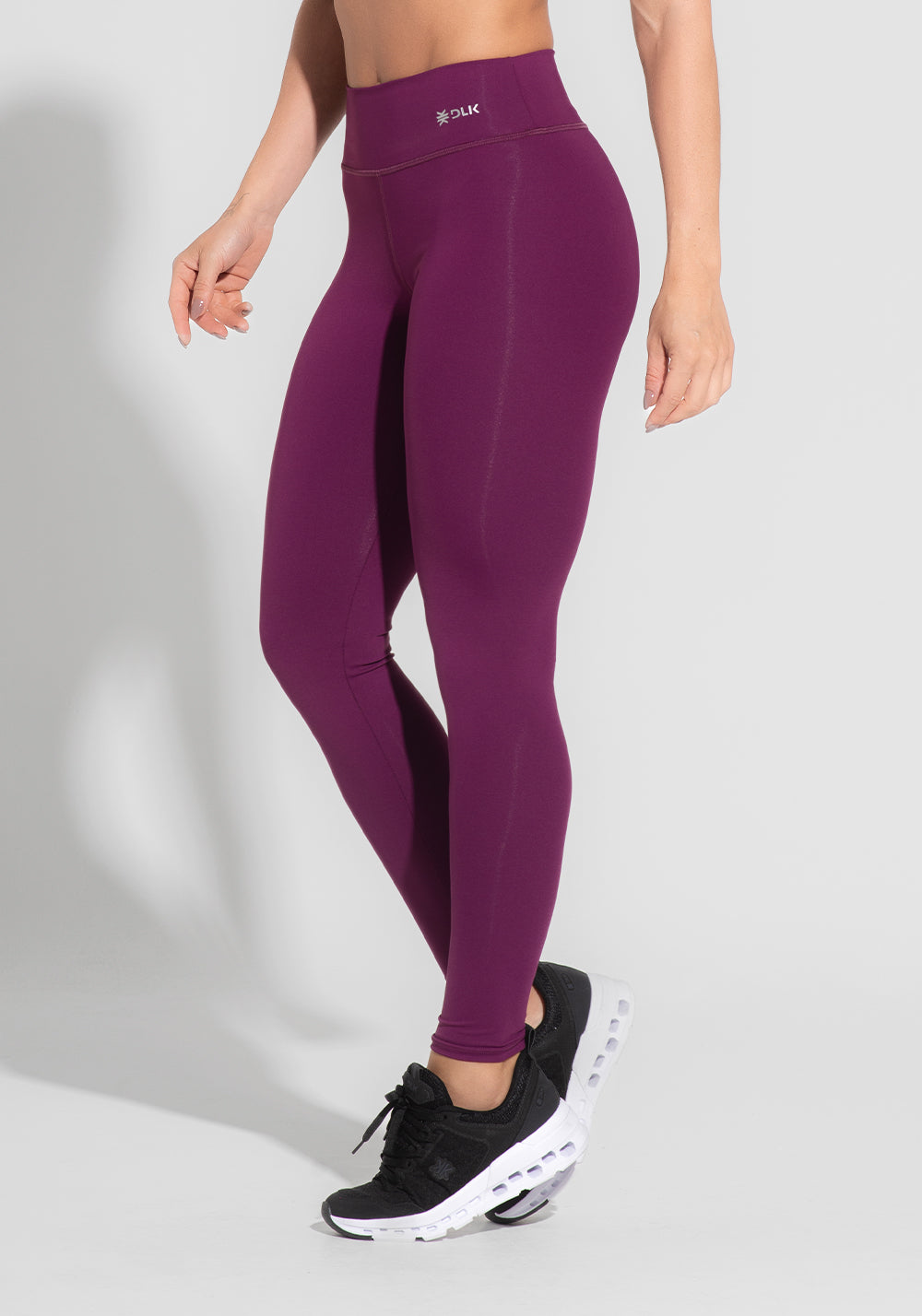 Legging Fitness Feminina Roxo Básica Dlk