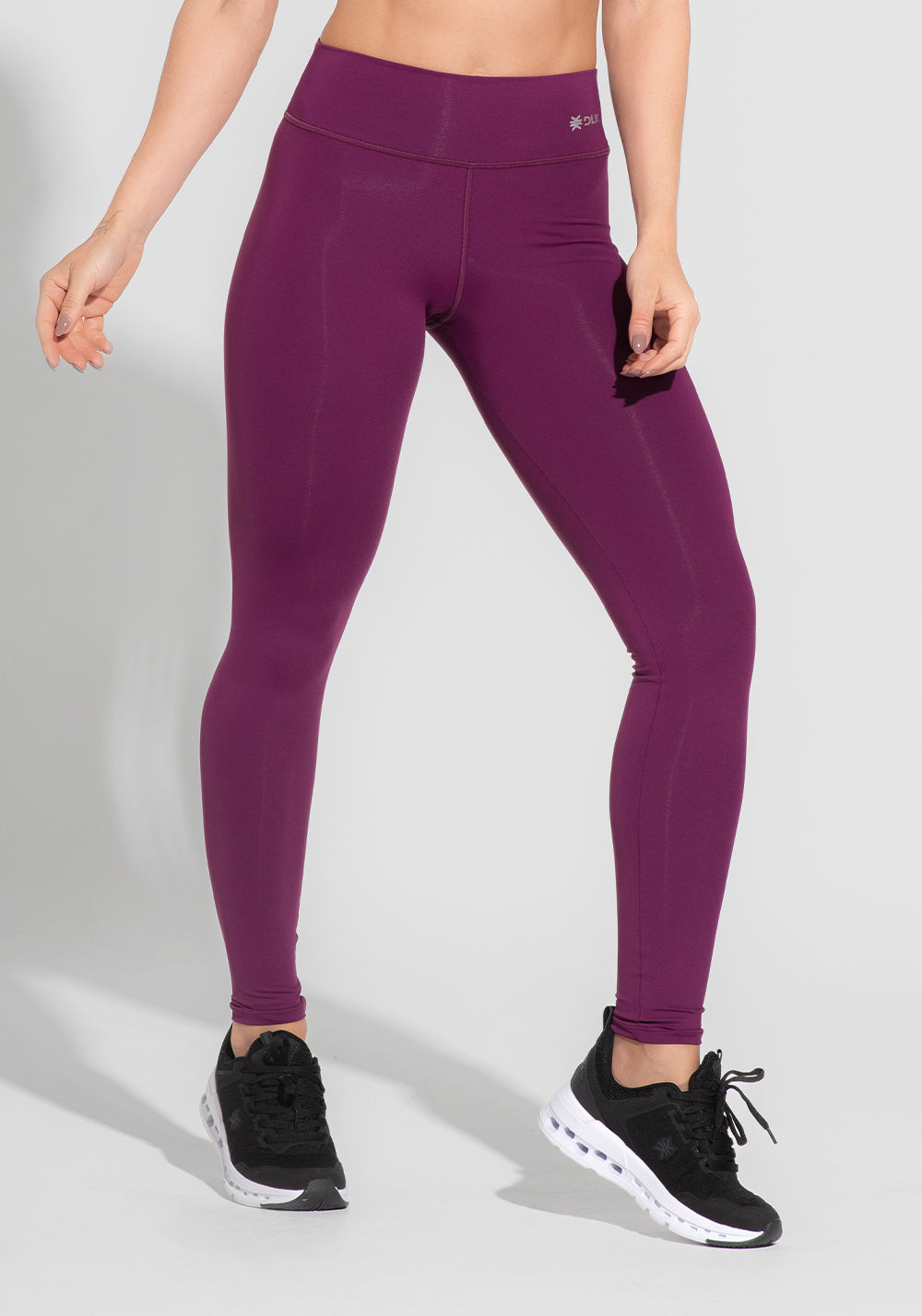 Legging Fitness Feminina Roxo Básica Dlk