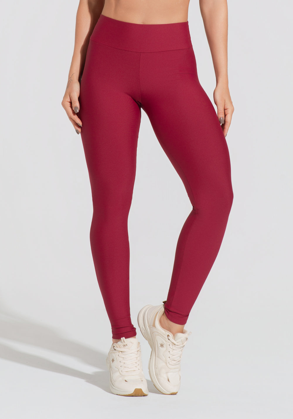 Legging Fitness Feminina Vermelho Cereja Aura Dlk