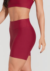 Bermuda Fitness Feminina Vermelho Cereja Aura Dlk