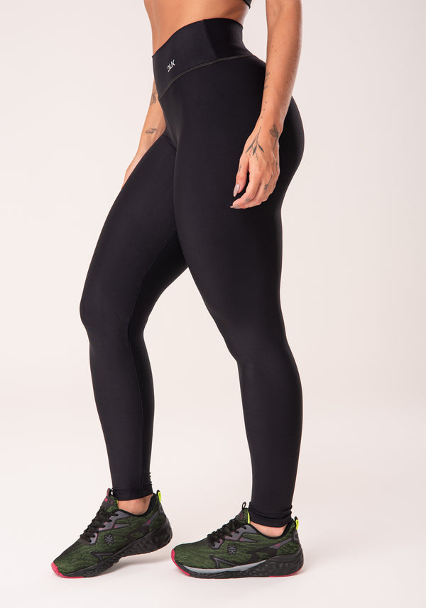 Legging Fitness Feminina Preta Basic Dlk