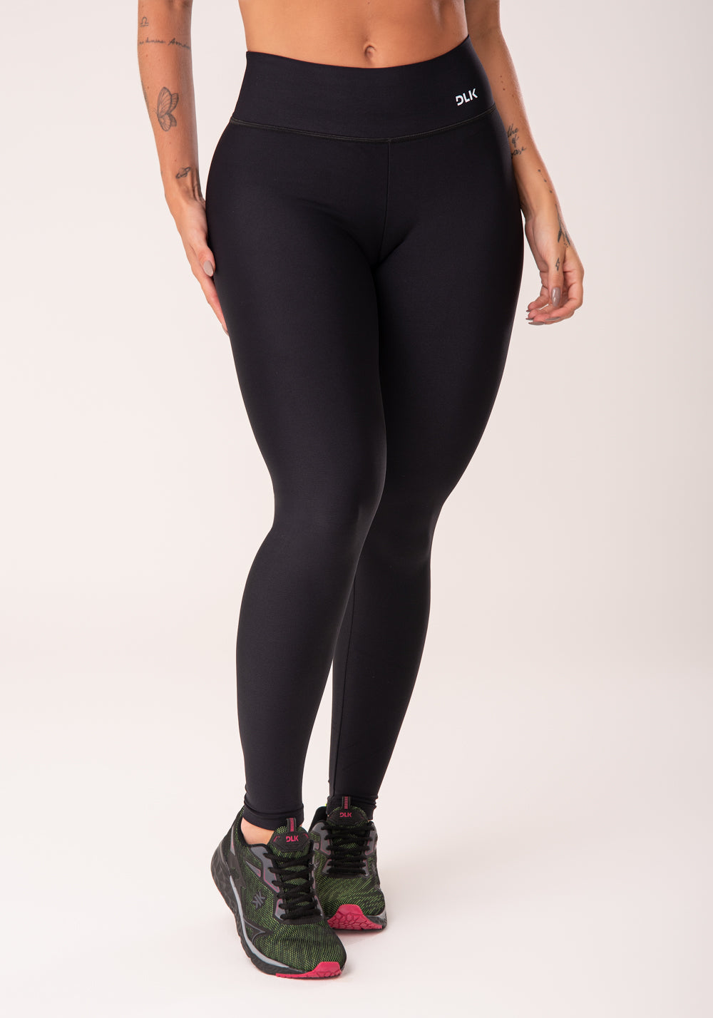 Legging Fitness Feminina Preta Basic Dlk