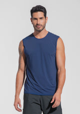 Regata Fitness Masculina Dry Fit Dlk Azul Marinho