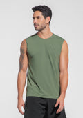 Regata Fitness Masculina Dry Fit Dlk Verde Militar