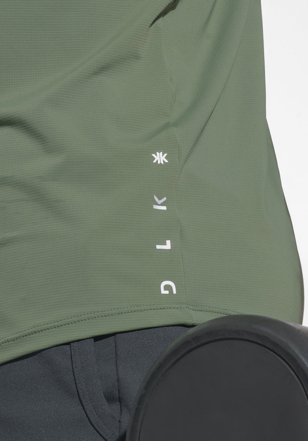 Camiseta Fitness Masculina Dry Fit Dlk Verde Militar