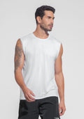Regata Fitness Masculina Modal Dlk Branco