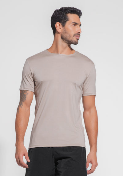 Camiseta Fitness Masculina Modal Dlk Areia