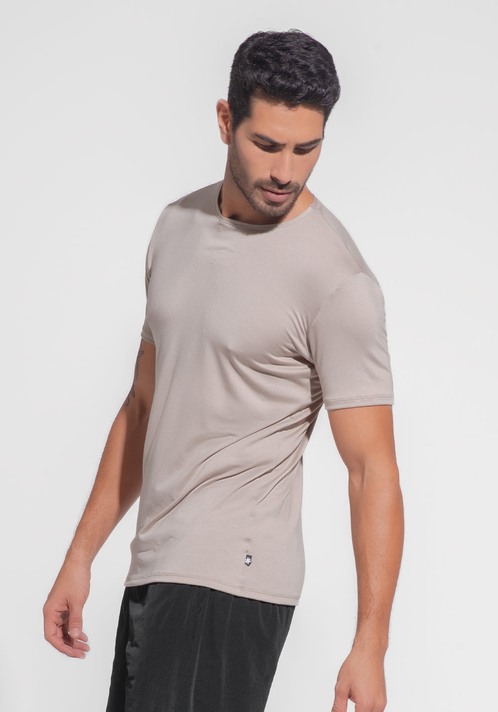 Camiseta Fitness Masculina Modal Dlk Areia