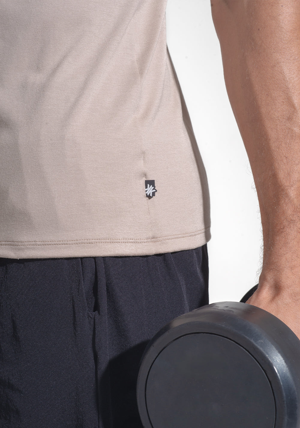 Camiseta Fitness Masculina Modal Dlk Areia