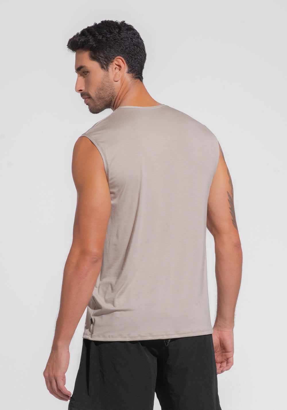 Regata Fitness Masculina Modal Dlk Areia