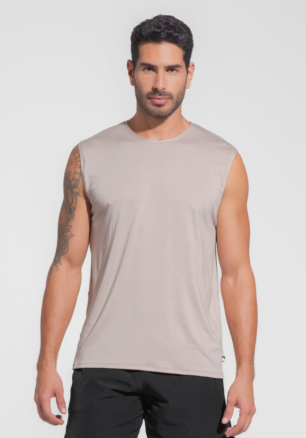 Regata Fitness Masculina Modal Dlk Areia