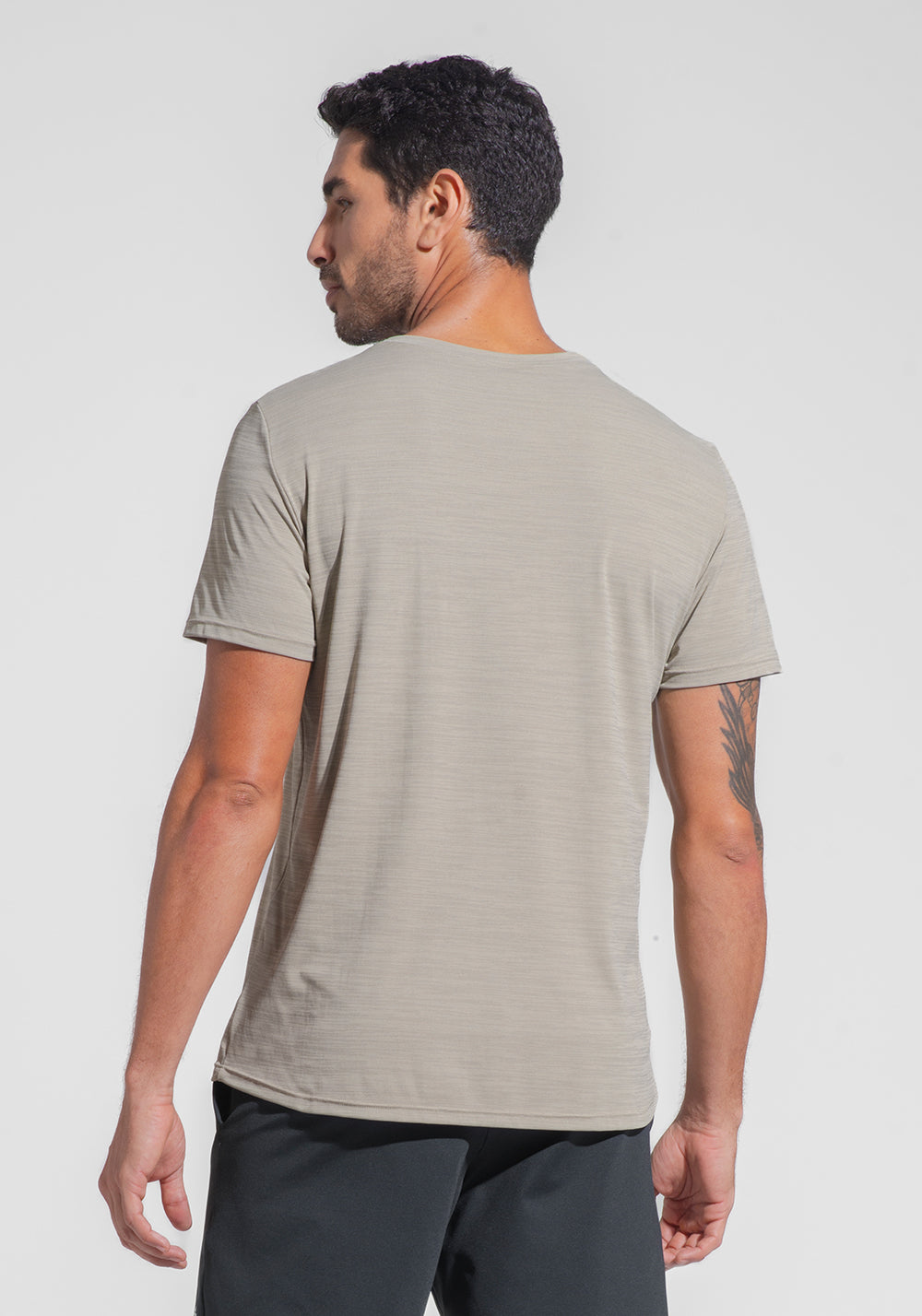 Camiseta Fitness Masculina Mescla Dlk Areia