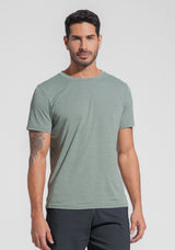 Camiseta Fitness Masculina Mescla Dlk Verde