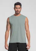 Regata Fitness Masculina Mescla Dlk Verde