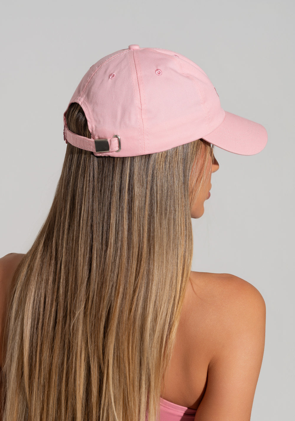 Boné Bordado Focada Rosa Dlk