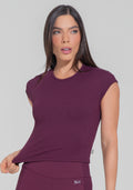 Blusa Feminina Canelada Motion Lines Dlk Vinho