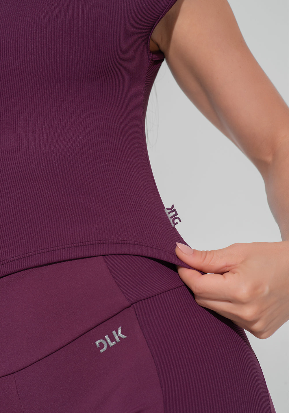 Blusa Feminina Canelada Motion Lines Dlk Vinho