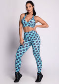 Conjunto Fitness Suplex Estampado Colors Dlk
