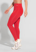 Legging Fitness Feminina Vermelha Básica Dlk