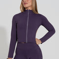 Casaco Fitness Feminino com Elástico Activity Dlk Roxo