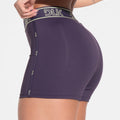 Short Fitness Feminino Com Elásticos No Cós E Na Lateral Activity Dlk Roxo