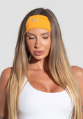 Faixa De Cabelo Esportiva Alma Brasileira Dlk Amarelo