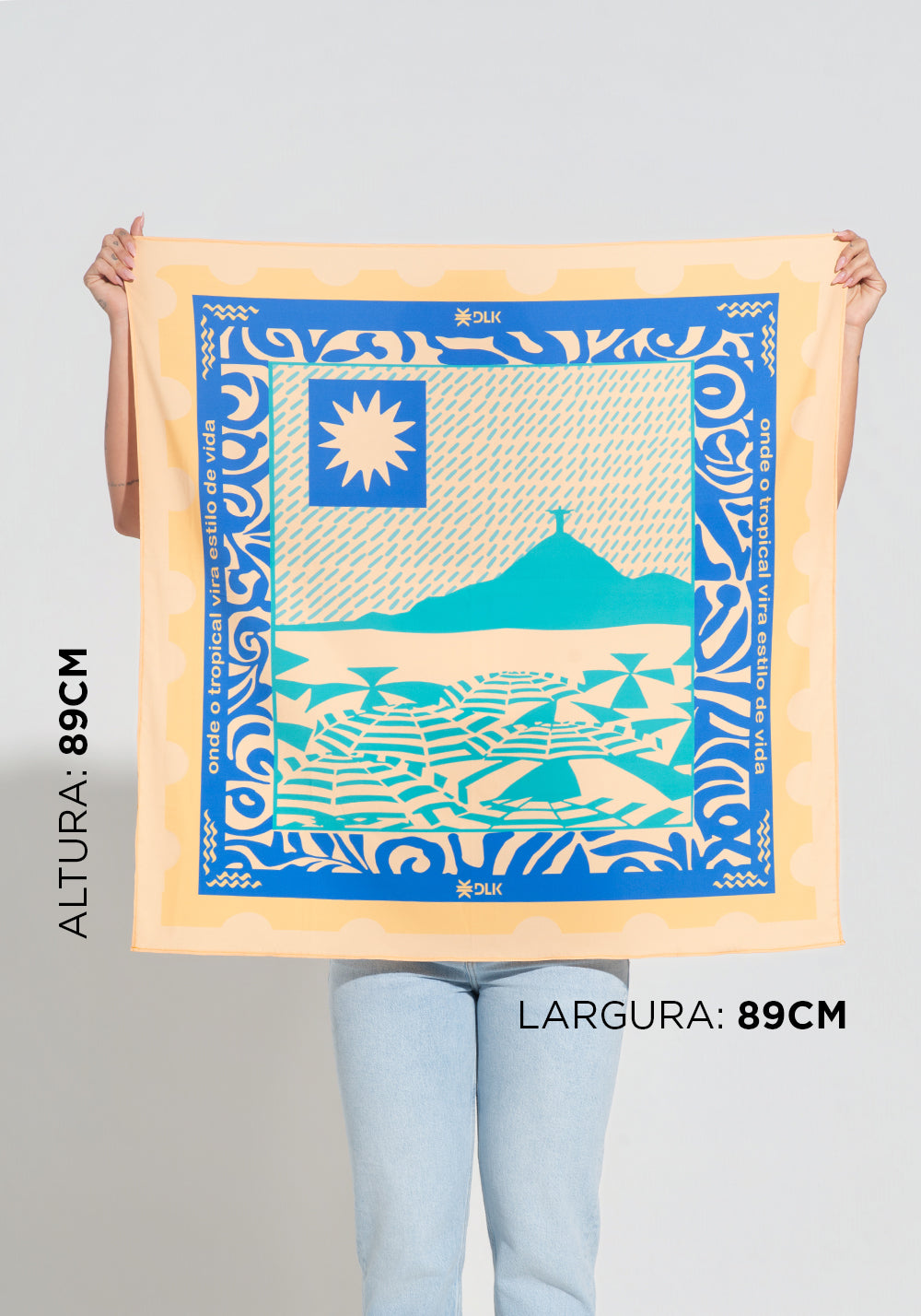 Kit Lenços Estampados Pura Paixão Dlk