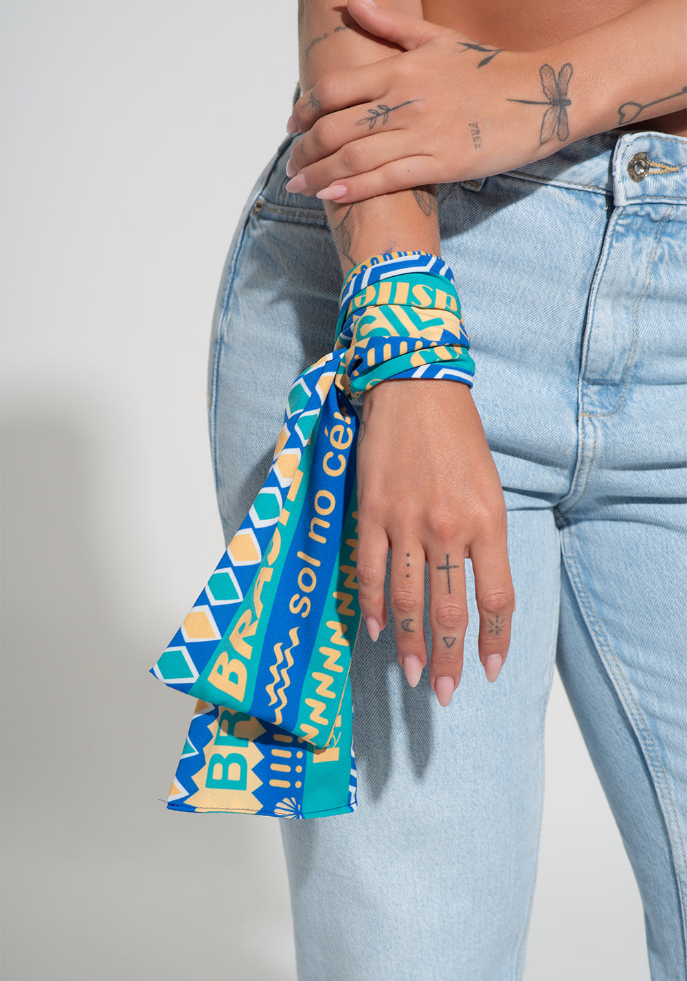 Kit Lenços Estampados Coqueiro Dlk
