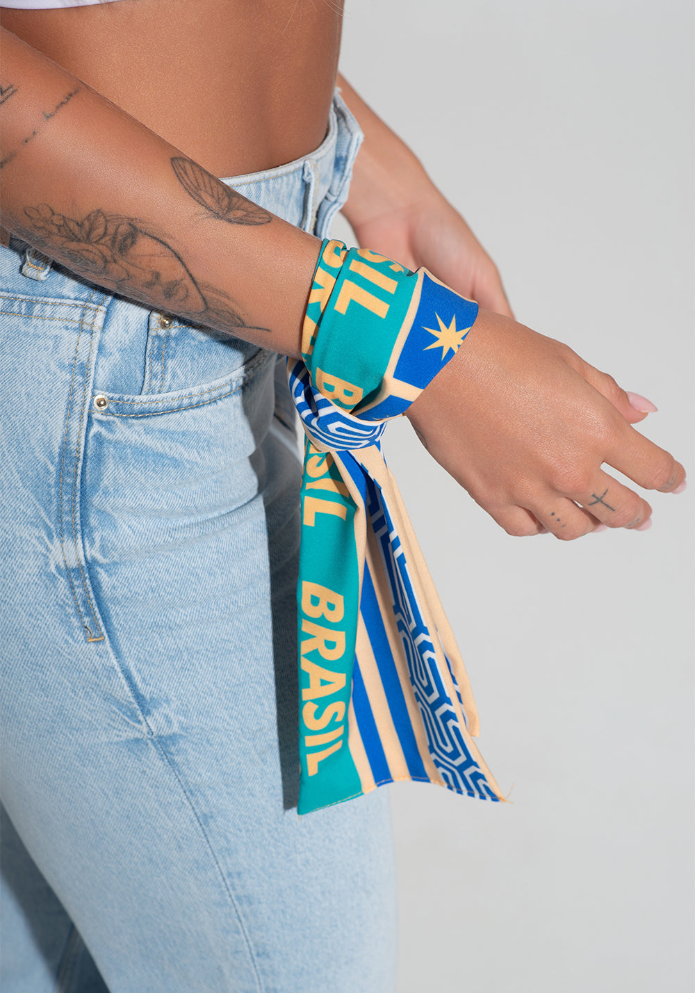 Kit Lenços Estampados Maré Brasileira Dlk