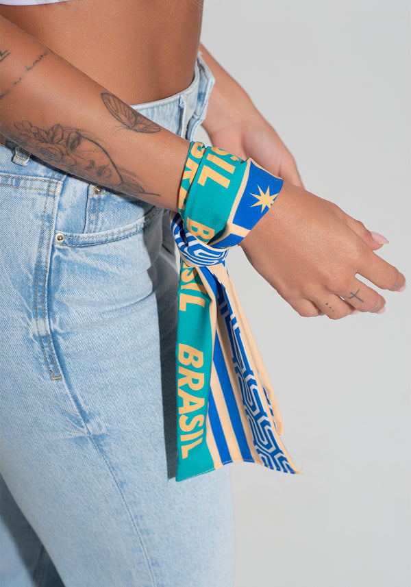 Kit Lenços Estampados Maré Brasileira Dlk