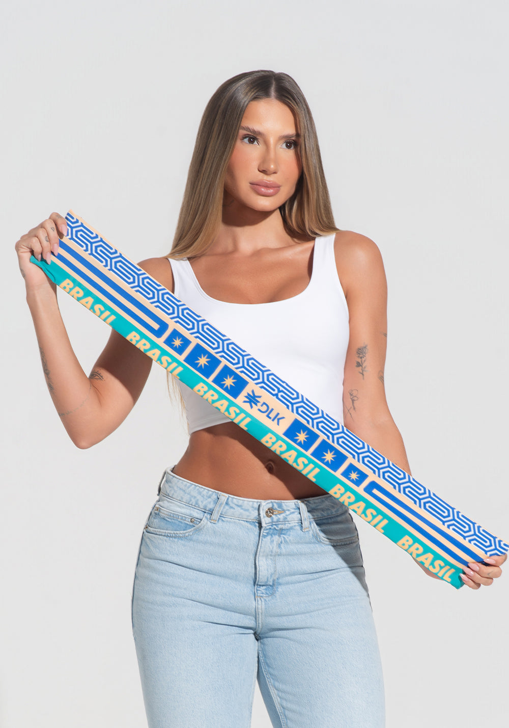 Kit Lenços Estampados Maré Brasileira Dlk